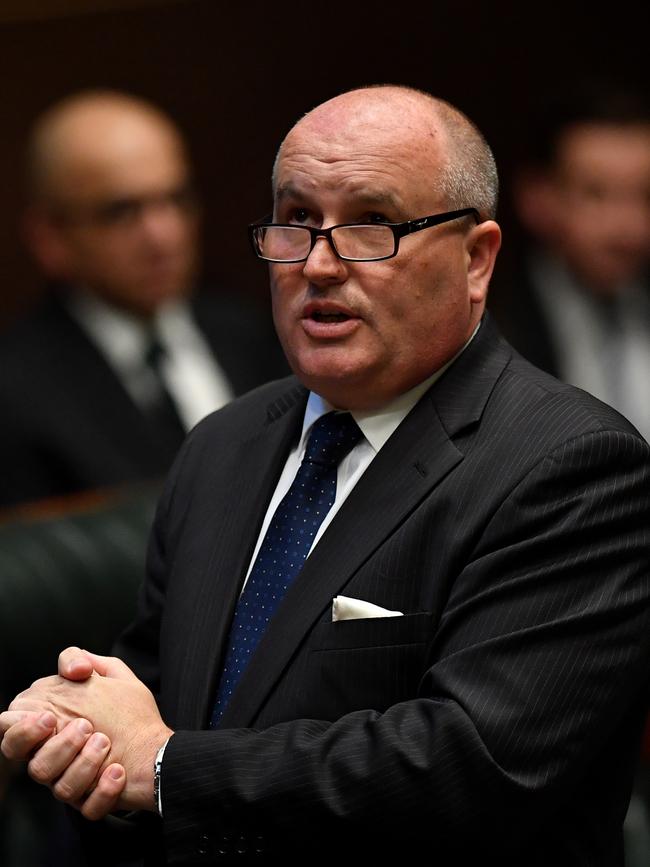 Minister for Corrections David Elliott. Picture: AAP