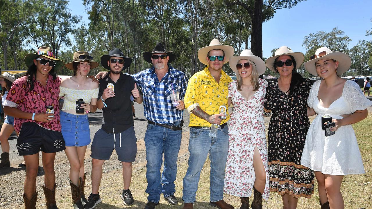 Ryan Jamieson, Kaitlyn Hemming, Jordan Pyke, Travis Dupuy, Andrew Morgan, Melissa Eagles, Lynette Pyke, Amelia Pyke CMC Rocks 2023 Willowbank Raceway Picture John Gass