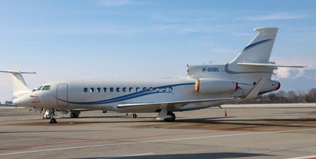 One of the Greensill clan's private jets.