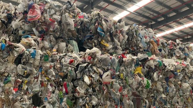 SKM Recycling is piled sky-high in Melbourne warehouses.