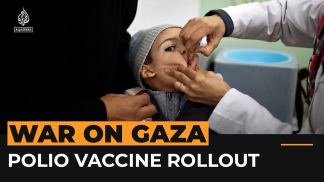 WHO outlines Gaza polio vaccination plan