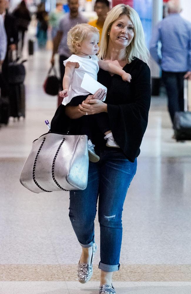 Cheryl Denyer at Sydney Airport. Picture: Instar / Diimex