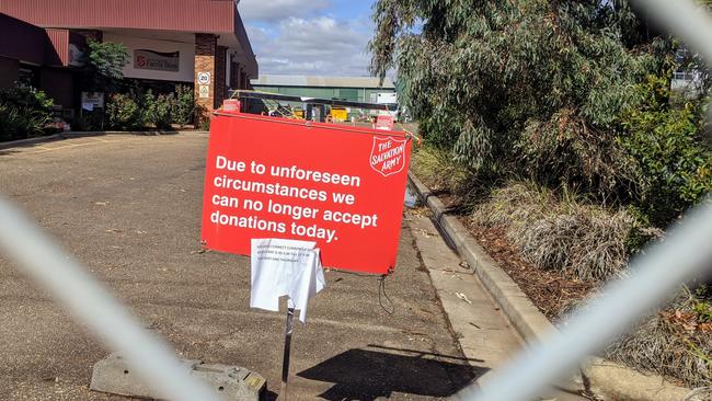 The Wagga Salvation Army Family Store has been forced to close indefinitely after customers at one Riverina store did not adhere to measures to combat COVID-19. Picture: Toby Vue