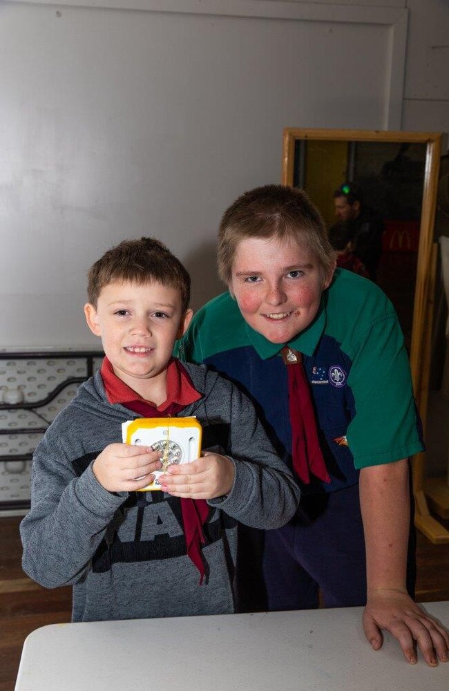 Chinchilla scouts have helped light the way for children living in poverty overseas, teaming up with Origin Energy to build solar powered lights. Photo/Origin Energy