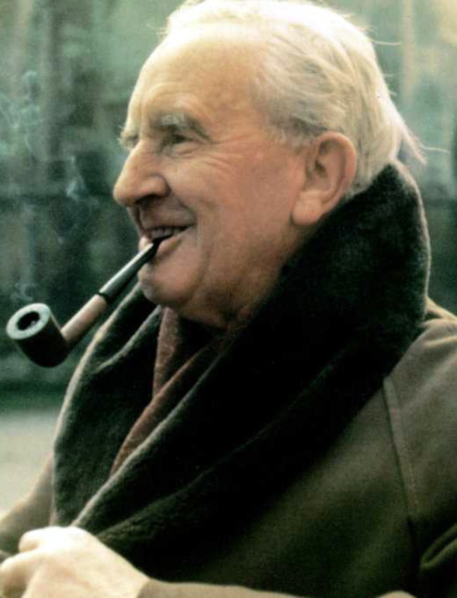 British author J.R.R. Tolkien in an undated photo.