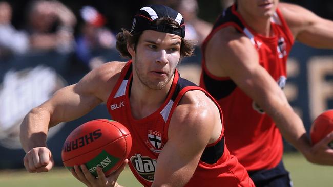 St Kilda’s Nathan Freeman is eyeing a debut in 2017. Picture: Wayne Ludbey