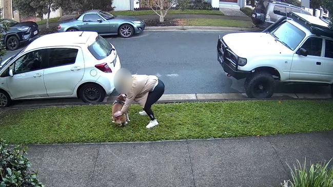 The woman has sparked outrage after not picking up after her bulldog. Photo: Facebook