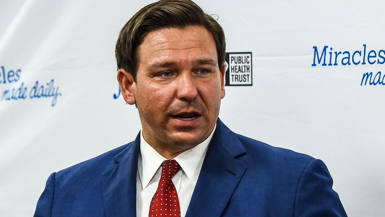 Florida Governor Ron DeSantis. Picture: Chandan Khanna/AFP