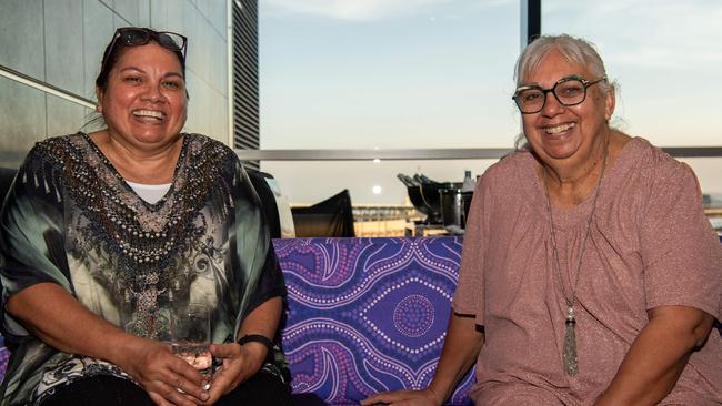 Dawn Daly and Iris Raye at the 2024 NAIDOC Ball at the Darwin Convention Centre. Picture: Pema Tamang Pakhrin