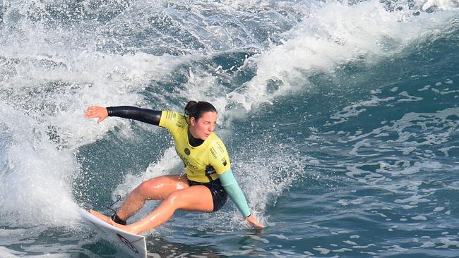 Tyler Wright is ranked No. 2 in the world after three legs of the world surf tour.