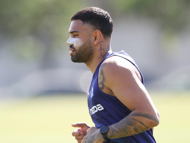 North Melbourne AFL training. Pic of Tarryn Thomas. Friday, November 24, 2023. Picture: David Crosling