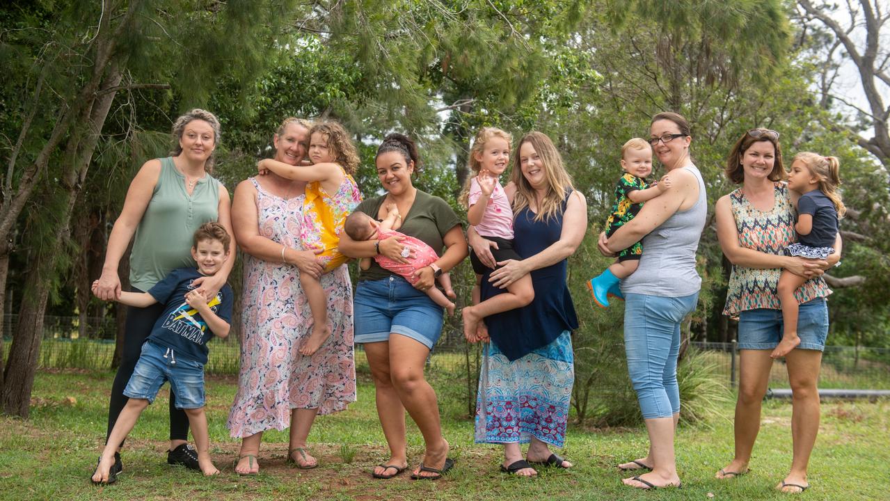 Mums and kids at the Marburg Playgroup. PHOTO: Ali Kuchel