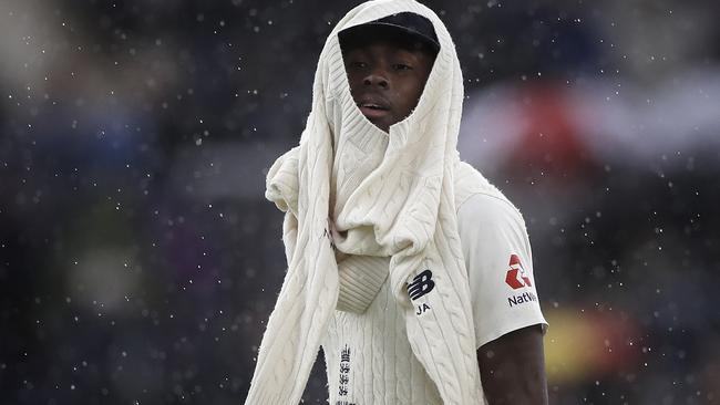 Jofra Archer had a day to forget in some unpleasant conditions in Manchester.