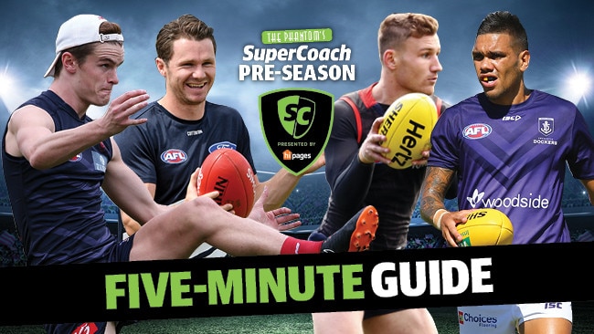 The Phantom's Five-minute SuperCoach guide