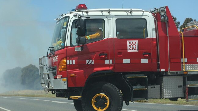 Fireys have been busy extinguishing a caravan blaze in Heyfield and another blaze in Longford, East Gippsland. Picture: Supplied