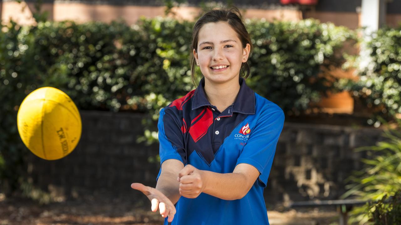 Concordia Lutheran College student Anya Vermeullen for Bright Futures feature. Picture: Kevin Farmer