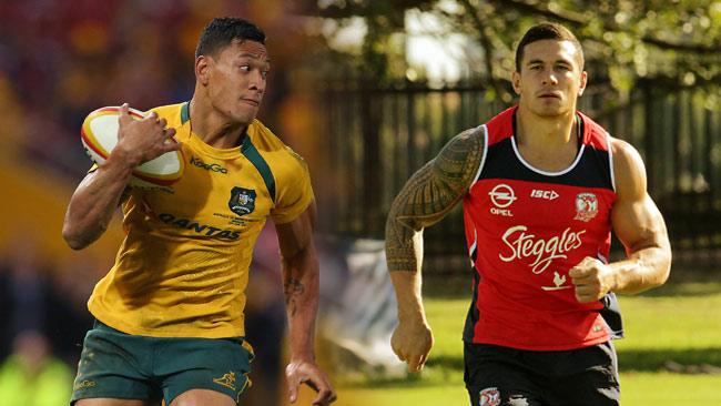 Israel Folau and Sonny Bill Williams