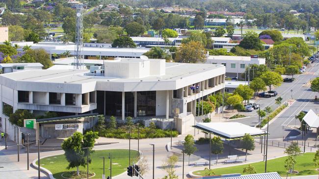 Beenleigh Court House and James Street. (AAP Image/Renae Droop)