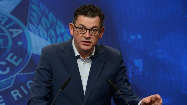 After all the chaos, Daniel Andrews just went in harder. Picture: Andrew Henshaw