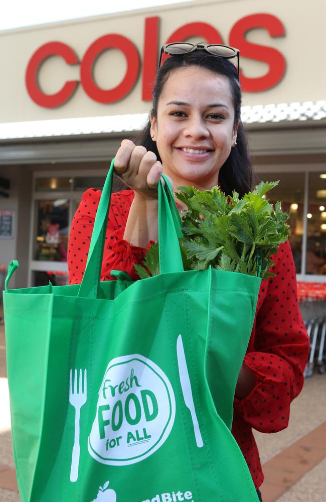 Hope Island Coles becomes first in the state to remove single-use plastic carry bags. Today is the first day of the rollout. Casey Teamo of Upper Coomera thinks it's a good idea. Picture Glenn Hampson