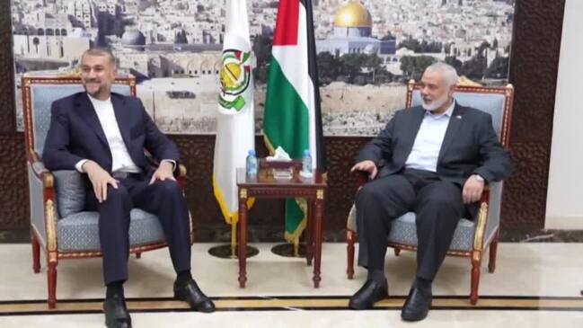 Hamas Leader Haniyeh Meets Iranian FM | News.com.au — Australia’s ...