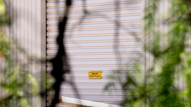 EXCLUSIVE PICTURES: The Kudla shed in which Steven Murphy was shot and killed by Keith Russell Yandle. Picture: Tim Joy