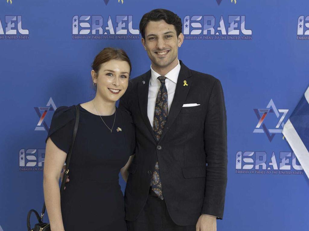 Israeli citizen Yaron Lischinsky, right, and US citizen Sarah Milgrim were shot and killed while leaving an event at a Jewish museum in Washington. Picture: Embassy of Israel in the US via AP