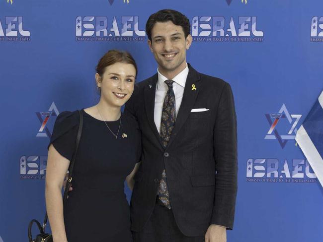 Israeli citizen Yaron Lischinsky, right, and US citizen Sarah Milgrim were shot and killed while leaving an event at a Jewish museum in Washington. Picture: Embassy of Israel in the US via AP