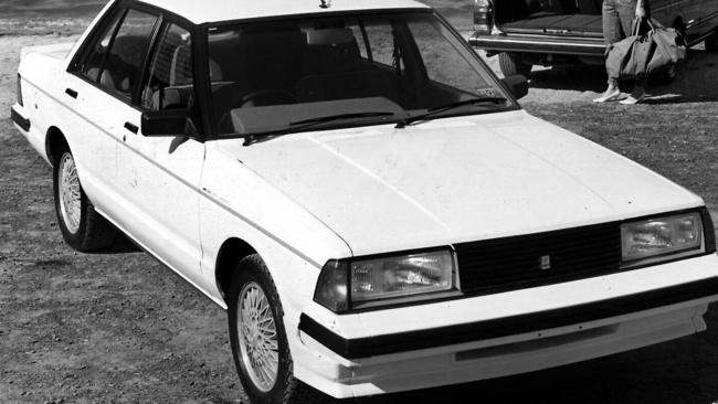 The Nissan Bluebird: the world’s first four-cylinder limousine? Picture: News Corp Australia