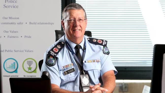 Queensland Police Commissioner Ian Stewart. AAP Image/Steve Pohlner