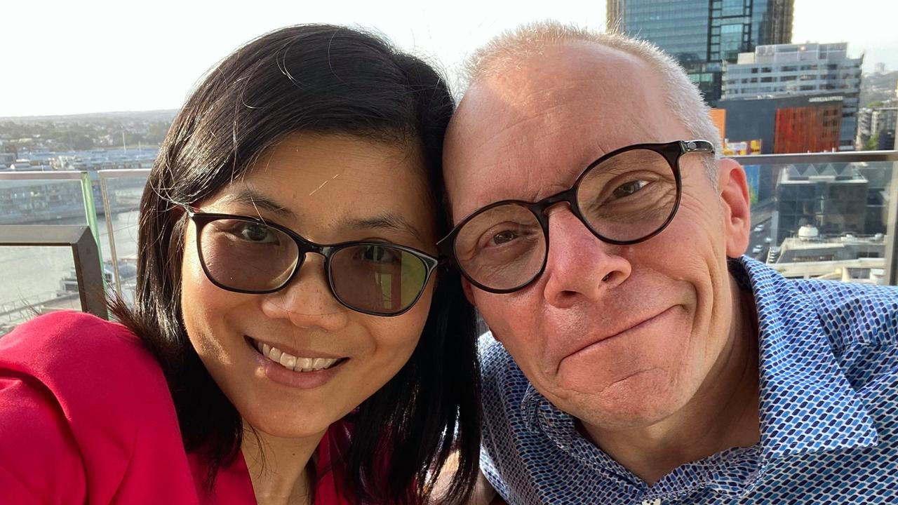 Dr Sean Turnell’s wife Ha Vu said she was ‘overwhelmed joy’. Picture: Facebook