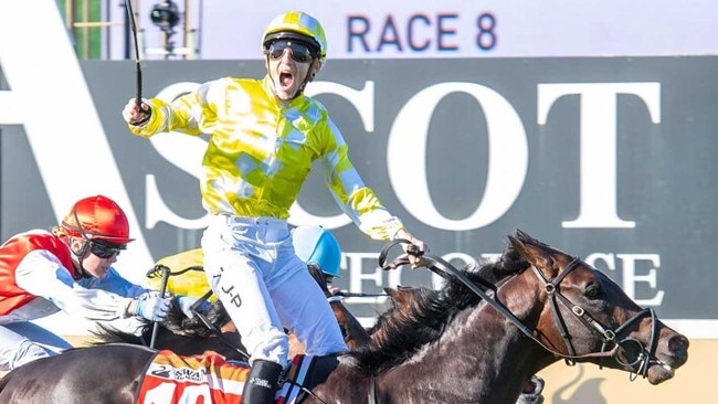 Port Lockroy wins the Group 1 Railway Stakes Picture: Western Racepix