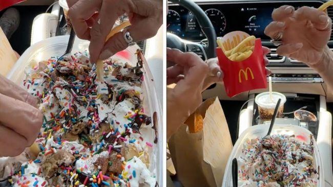 If you like Maccas fries dipped in soft serve, this hack is for you. 