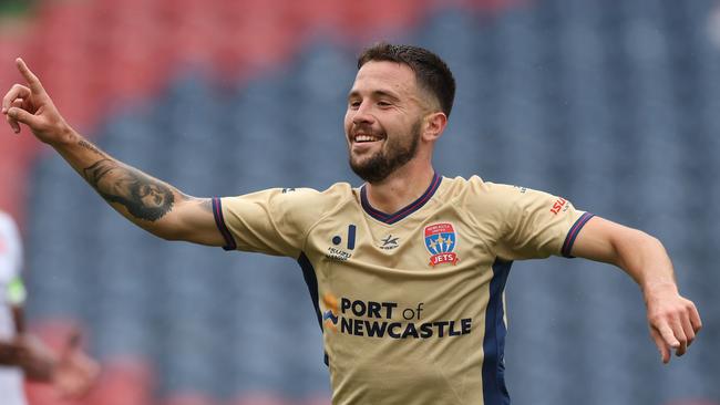 Apostolos Stamatelopoulos claimed a brace against the Wanderers. Photo by Scott Gardiner/Getty Images