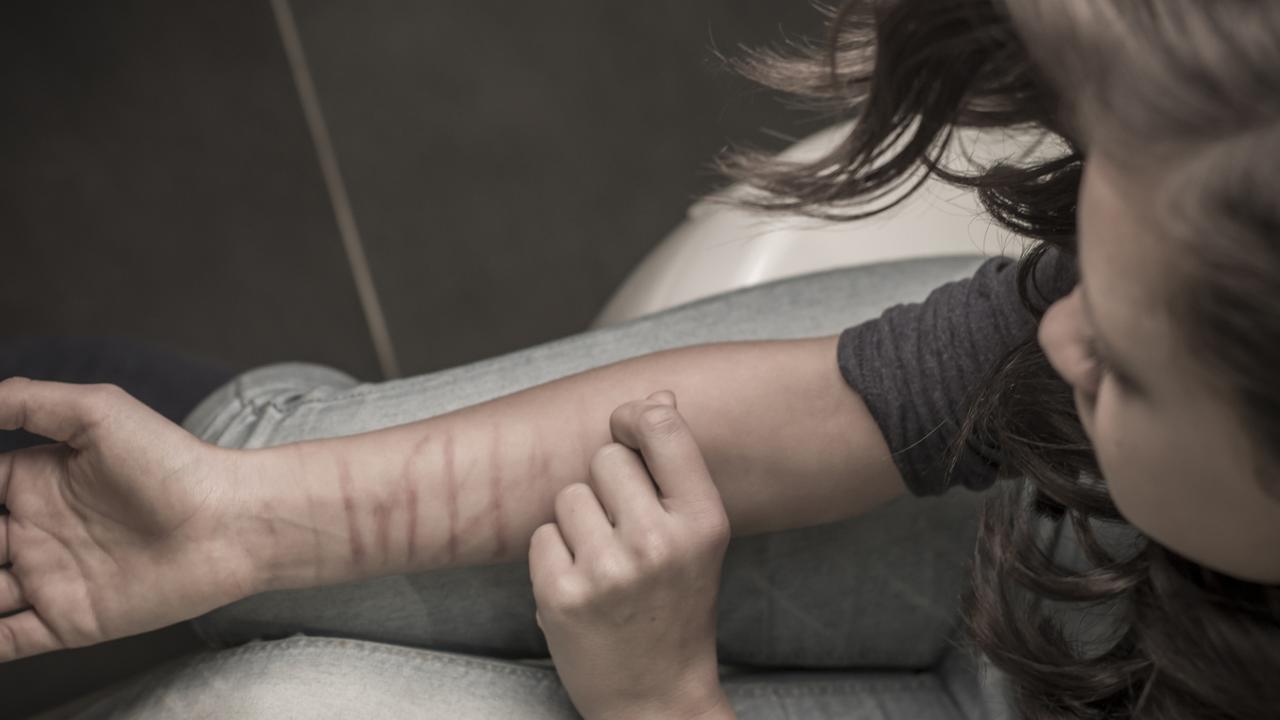 Self-harm is promoted on some social media sites and is becoming more common.