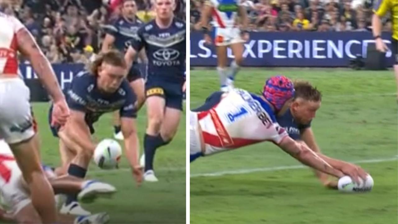 NRL world divided as Knee of God KOs Knights