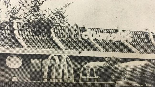 How McDonald's in Glen Waverley looked in October 1986.