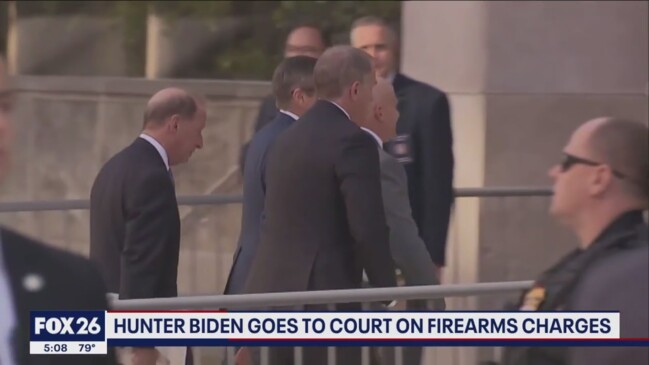 Hunter Biden Goes To Court On Firearm Charges | Daily Telegraph