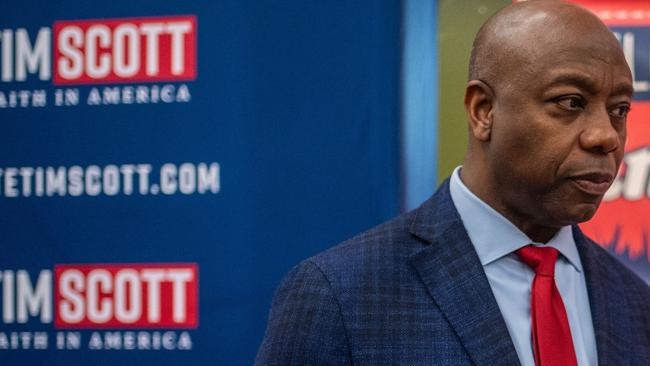 Tim Scott has withdrawn from the presidential race. Picture:Sergio Flores/AFP