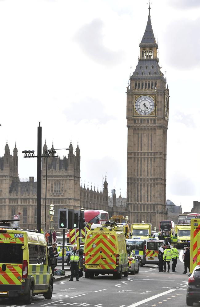 Politicians were kept isolated in common rooms until the threat cleared. Picture: Dominic Lipinski/PA