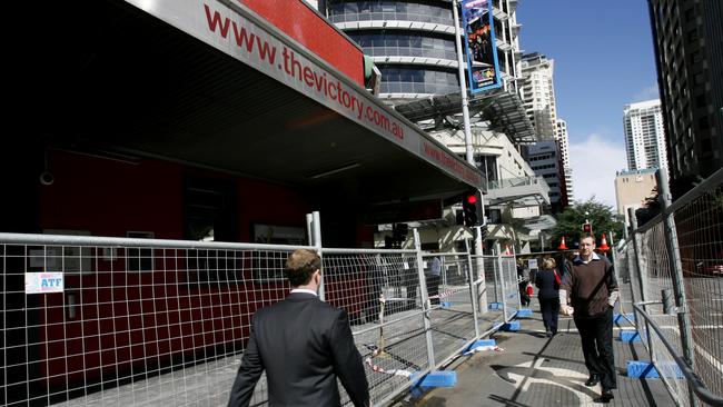 The Victory Hotel was gutted by fire in 2008.