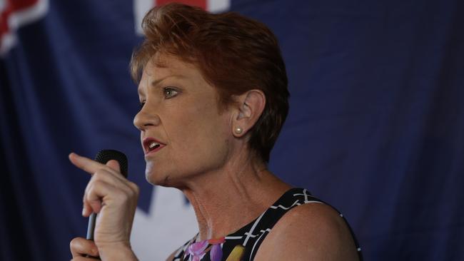 Pauline Hanson will join Queensland farmers for the court battle. Picture: Lachie Millard