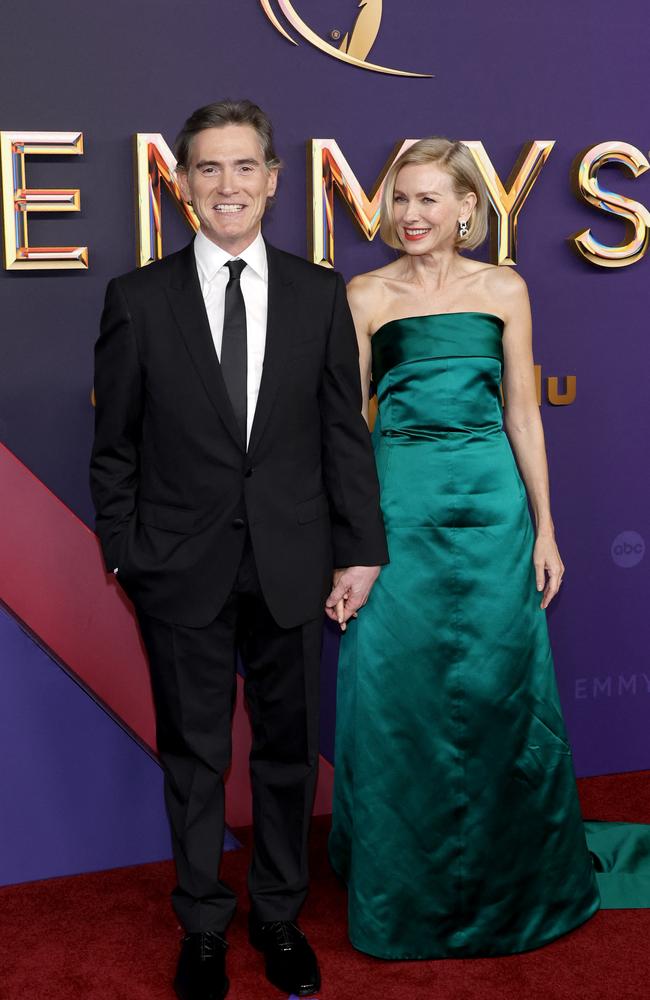 Naomi Watts and husband Billy Crudup are both nominated for Emmys. Picture: Getty Images via AFP