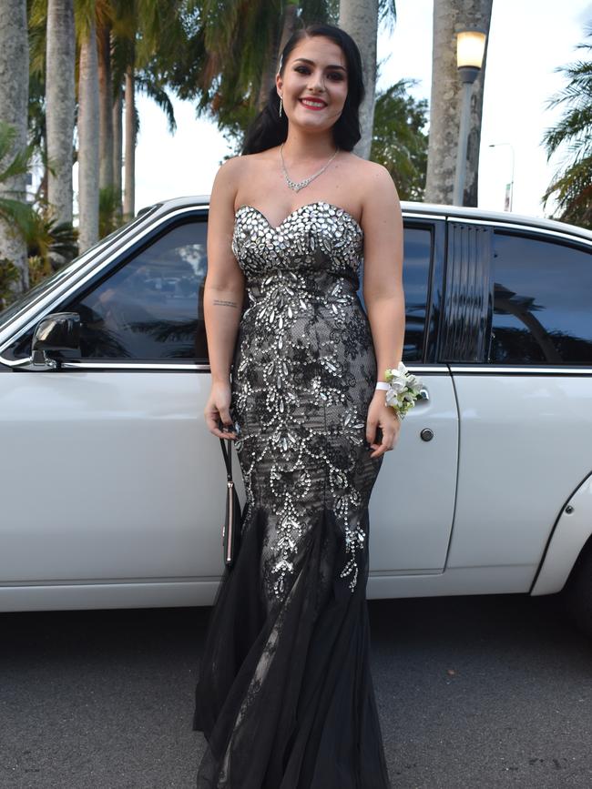 Chloie Laver at the Mackay State High School formal at the MECC, on Wednesday November 18. Picture: Zizi Averill