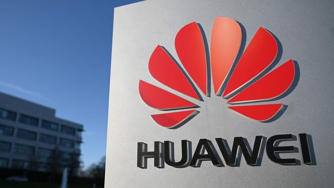 The four grants involving Huawei were awarded prior to Malcolm Turnbull’s August 2018 decision to ban ‘high risk’ vendors including the Chinese telco from participating in Australia’s 5G network. Picture: AFP