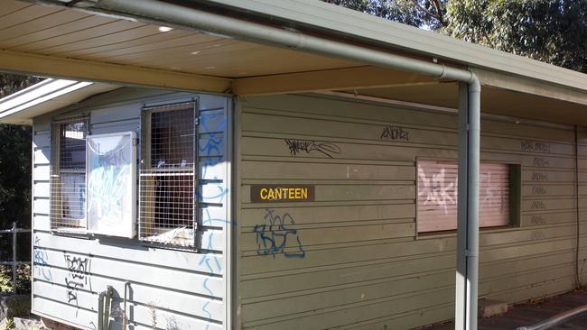 The old Nunawading Primary School site became a target for vandals.