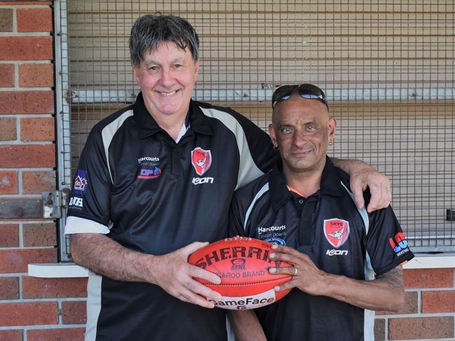 Coaches Nick Constance and George Lattreille.