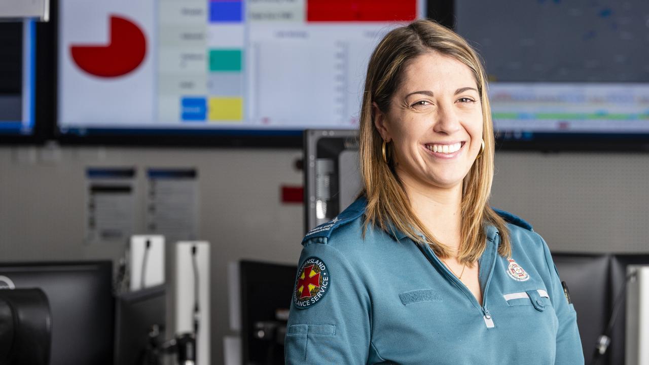 QAS emergency medical dispatcher Carly Meyer, Thursday, May 5, 2022. Picture: Kevin Farmer