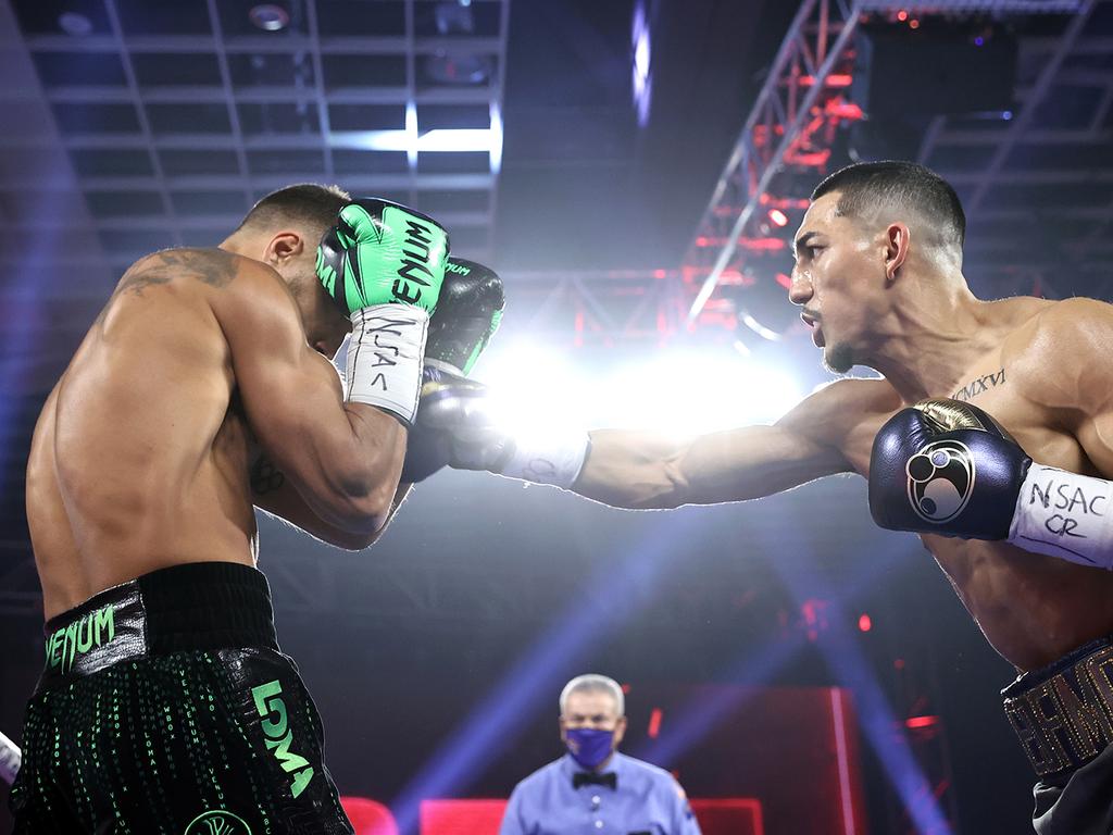 Teofimo Lopez was dominant in the early rounds.