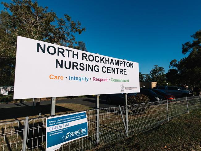 A general view of the North Rockhampton Nursing Centre in Rockhampton, Queensland, Saturday, May 16, 2020. North Rockhampton Nursing Centre is in lockdown after a nurse at the facility tested positive for coronavirus. (AAP Image/Levi Appleton) NO ARCHIVING